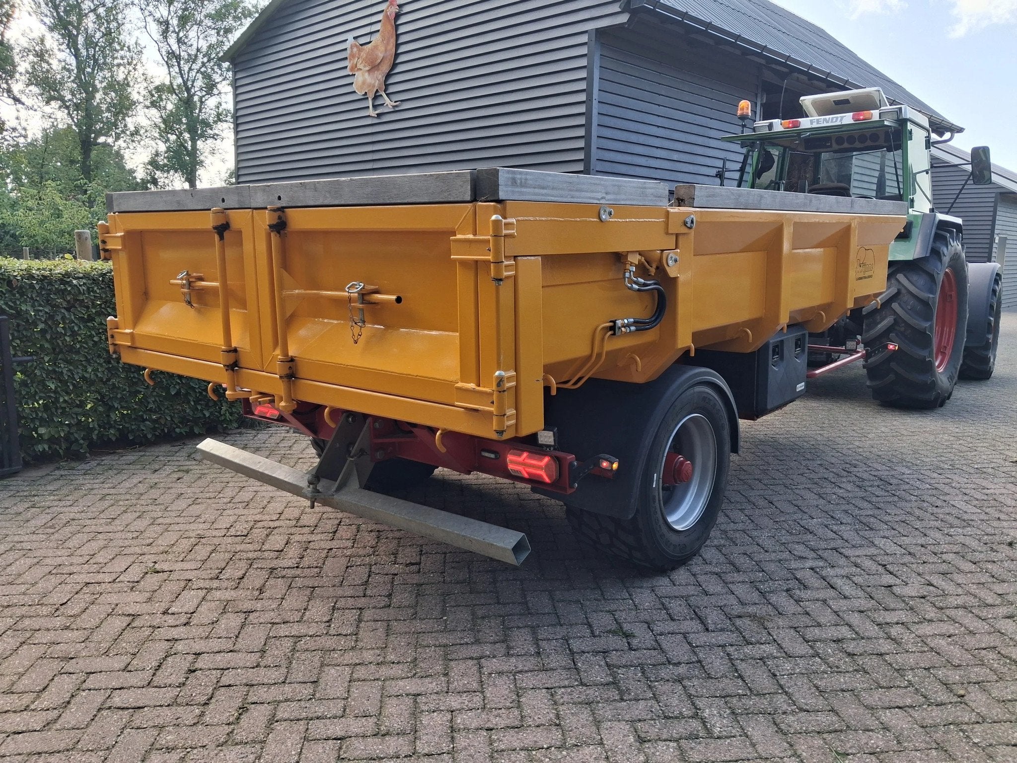 Veenhuis ONBEKEND 10 ton kipper-bakkenwagen hydro geremd deu, Overige, Overige typen