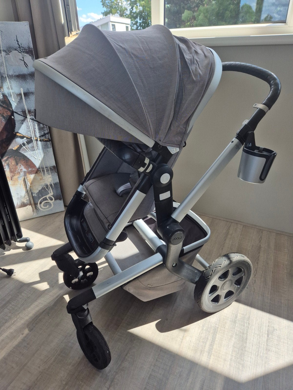 Joolz Day 2 Kinderwagen Grijs met Zwart Handvat, Ophalen
