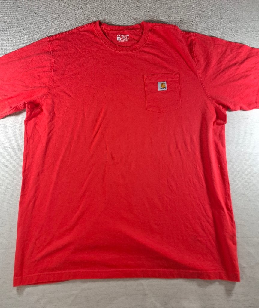 Carhartt T-shirt maat XXL Oranje, Kleding | Heren, T-shirts, Verzenden, Carhartt, Gedragen, Overige maten