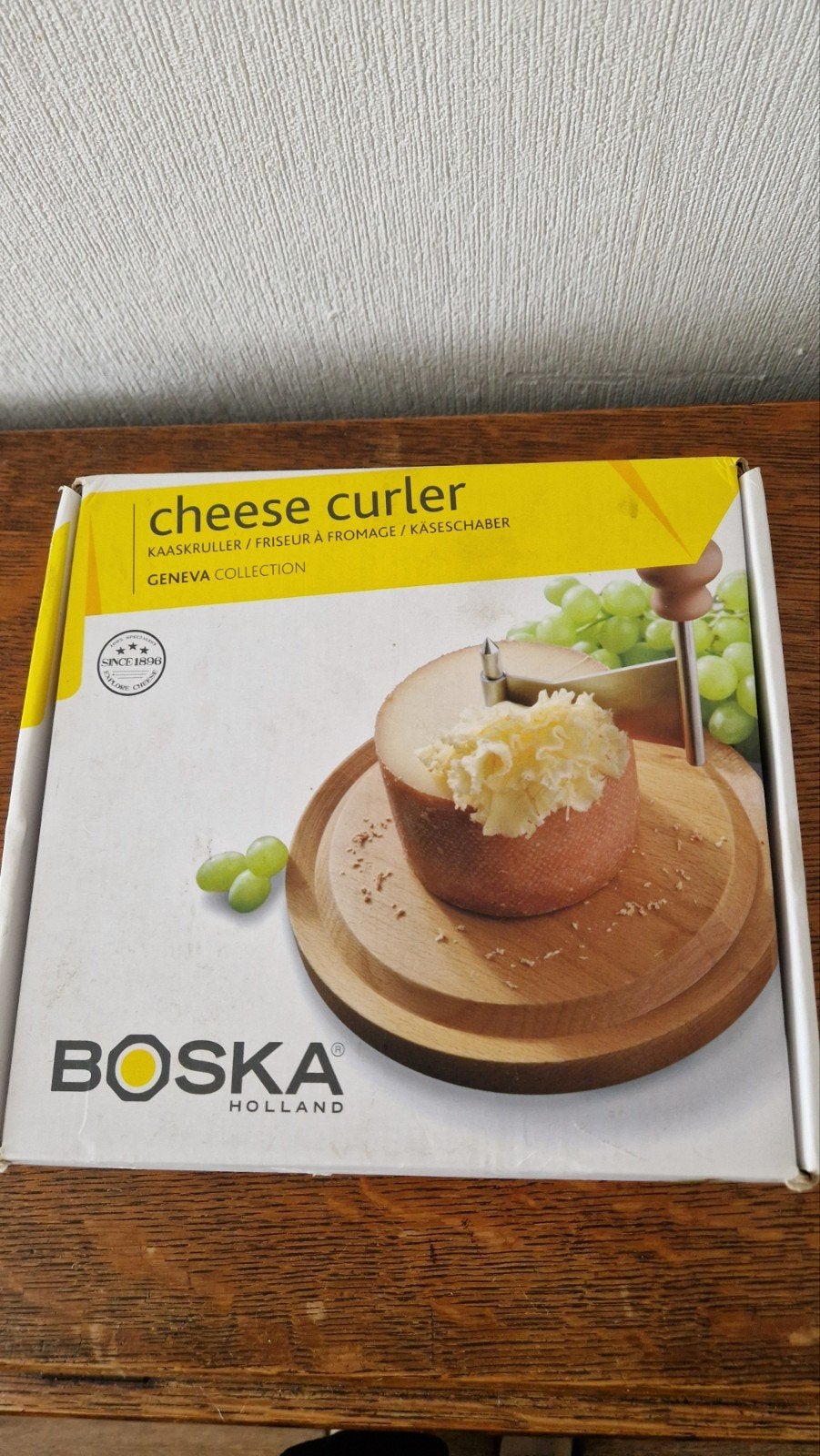 Boska Kaaskruller Geneva Collection - Nieuw in doos, Overige typen, Hout, Nieuw, Ophalen of Verzenden
