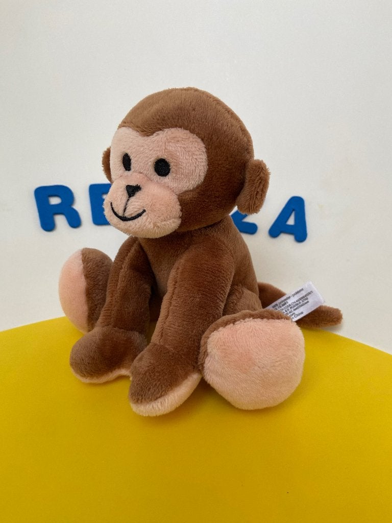 K1587 hema aap aapje bruin zittend zonder rkuisje, Ophalen of Verzenden, Zo goed als nieuw, Overige typen