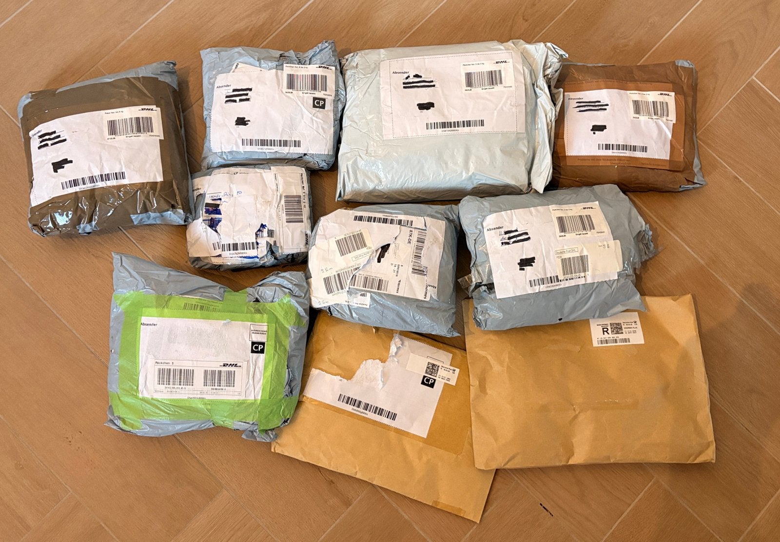 10 retour pakketjes van DHL afkomstig uit Duitsland, Ophalen of Verzenden, Nieuw