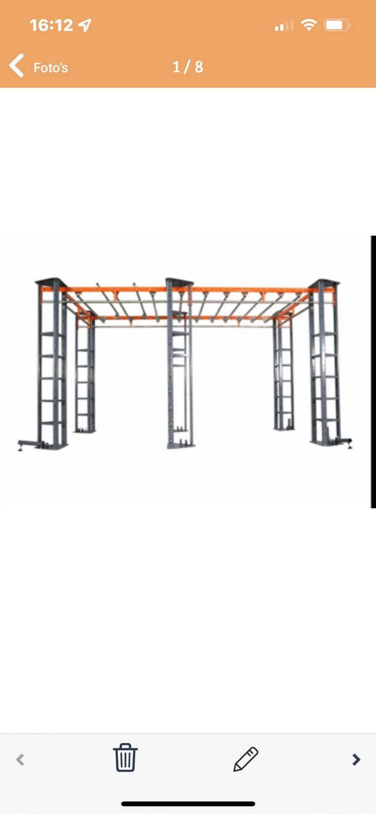 Lifemaxx functional squat rek rack 6 paal, Ophalen, Gebruikt, Overige typen, Lifemaxx