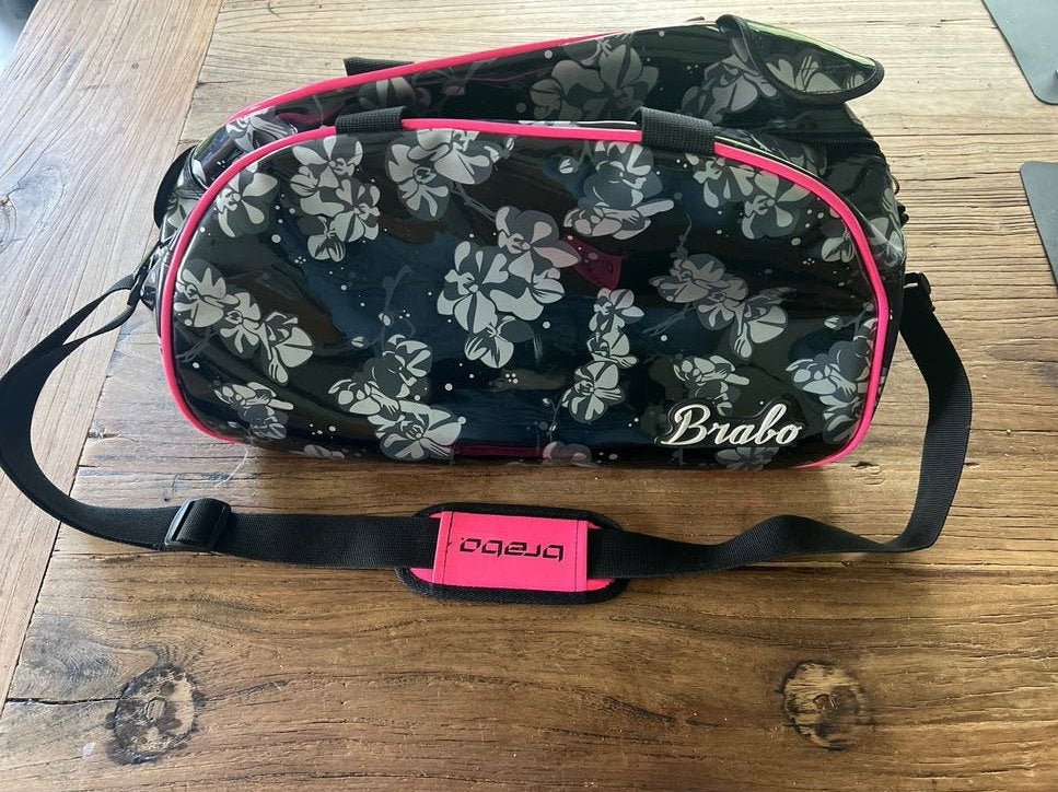 Brabo hockeytas - Zwart met roze details, Ophalen, Zo goed als nieuw, Tas