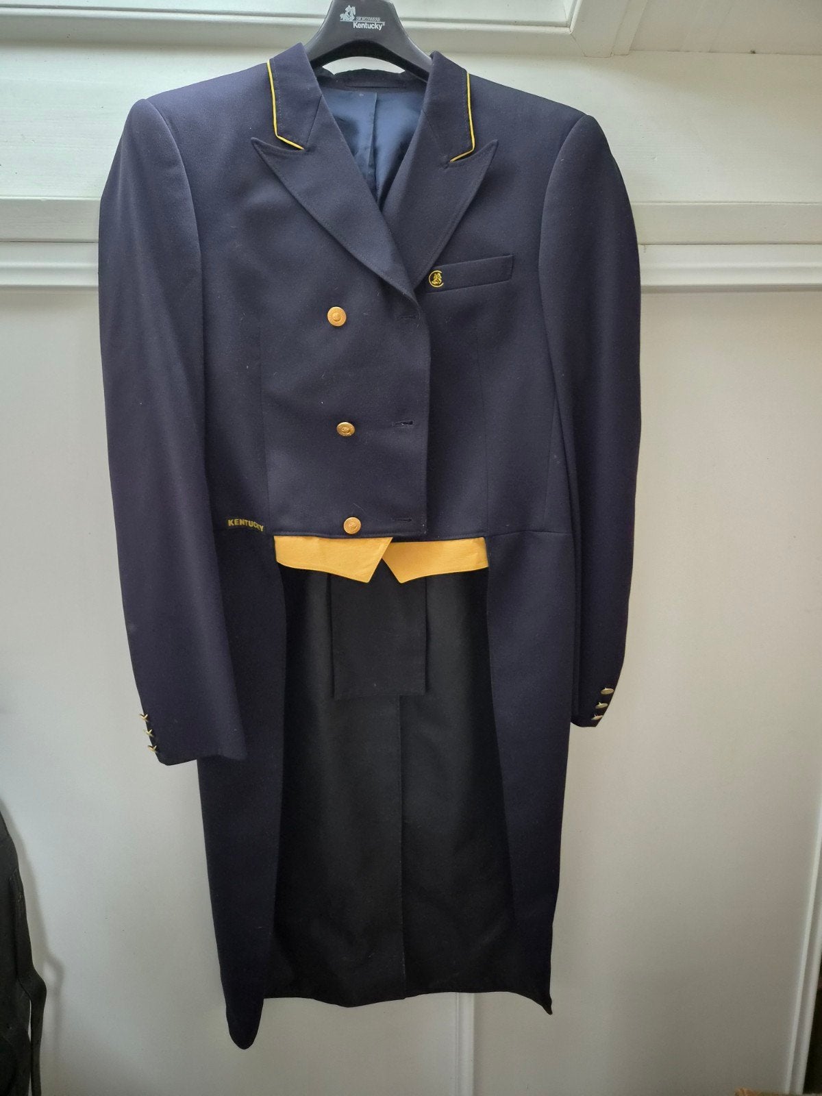 paard rij slip jas heren kentucky zo goed als nieuw, Overige typen, Kentucky, Blauw, Maat 46/48 (XL) of groter