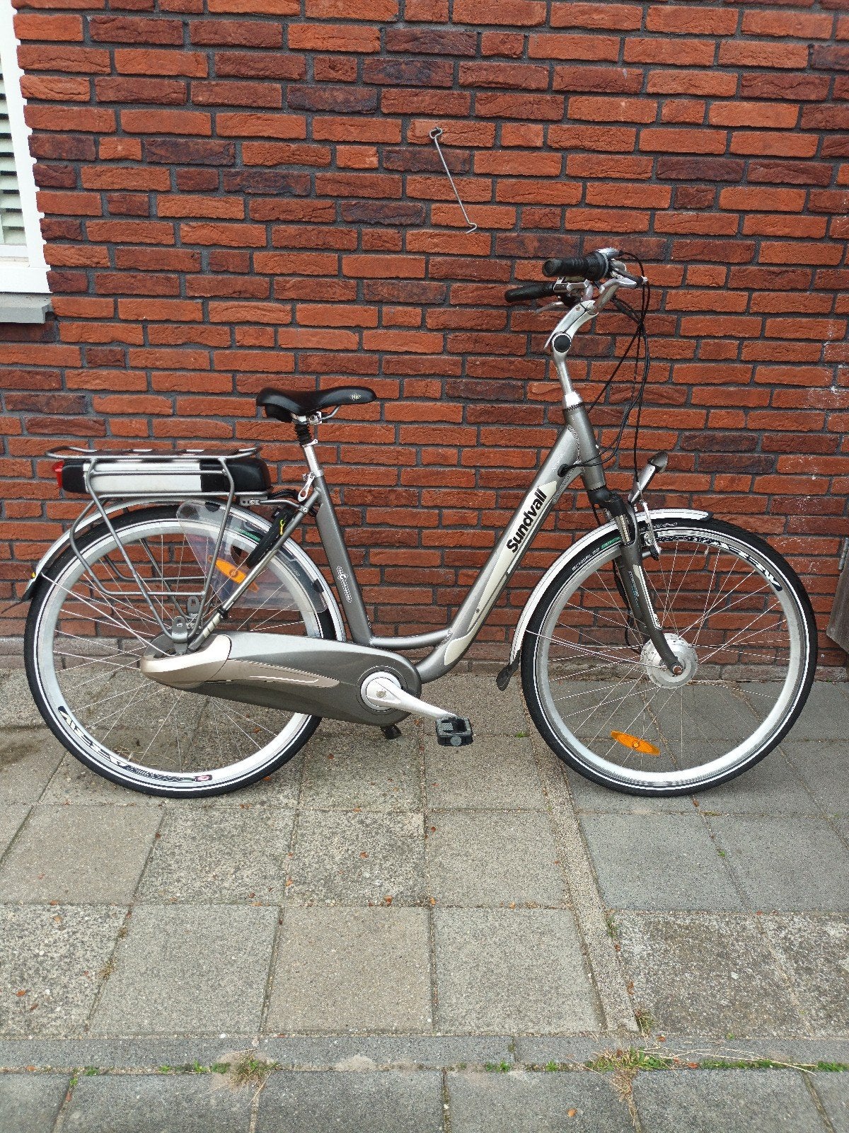 Sundvall elektrische fiets 35km 7v 10ah goede staat, Zo goed als nieuw, 47 tot 51 cm, 30 tot 50 km per accu, Ophalen