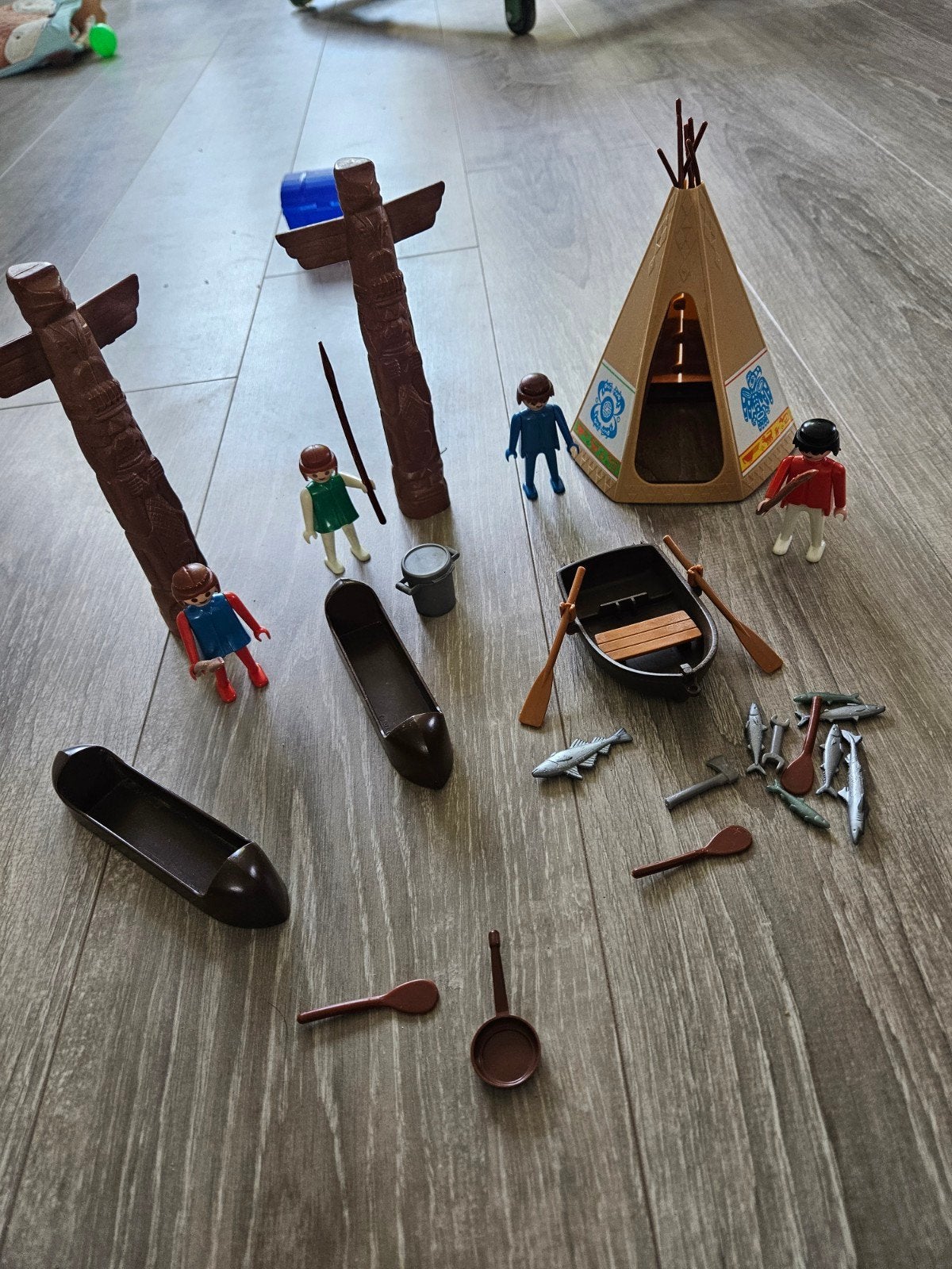 Playmobil Indianen Tafereel - Leuk om mee te spelen!, Ophalen of Verzenden, Gebruikt