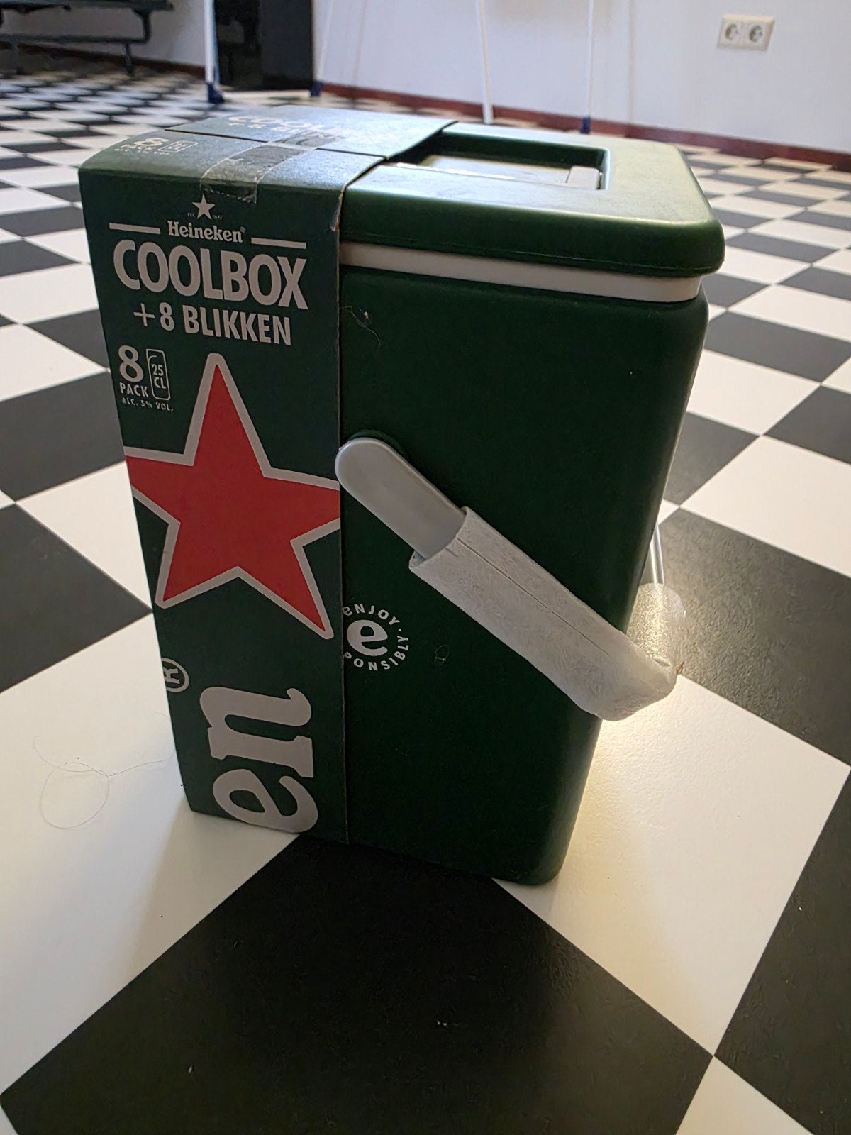 Heineken koelbox met 8 blikjes, Ophalen of Verzenden, Zo goed als nieuw, Heineken