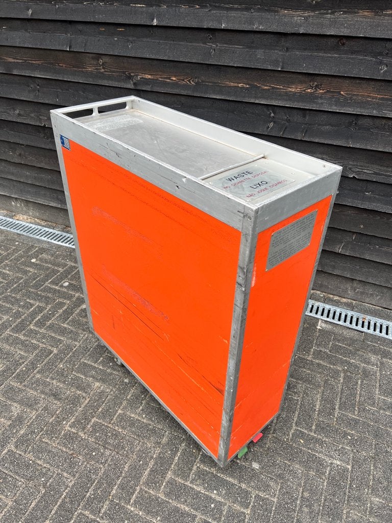 Vliegtuigtrolley "waste" vliegtuig afvalbak origneel, Ophalen, Gebruikt, Overige typen