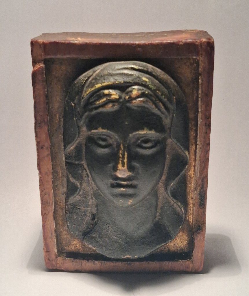 Reis-icoon Maria Madonna, Stucco reliëf, Art Deco, Italië, Antiek en Kunst, Ophalen of Verzenden