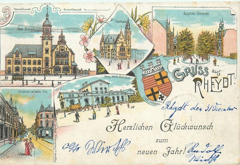702-045-009 Rheydt Litho, Verzenden, Voor 1920, Duitsland