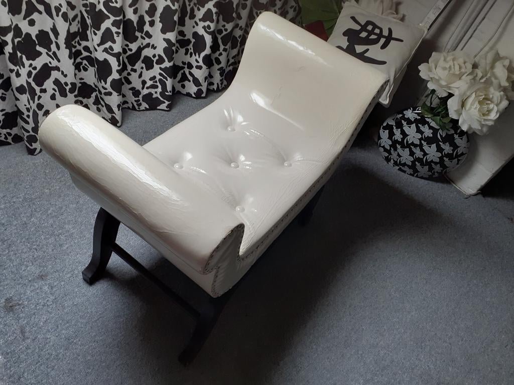 Zit/ voetenbankje, Ophalen of Verzenden, Rechthoekig, Minder dan 50 cm