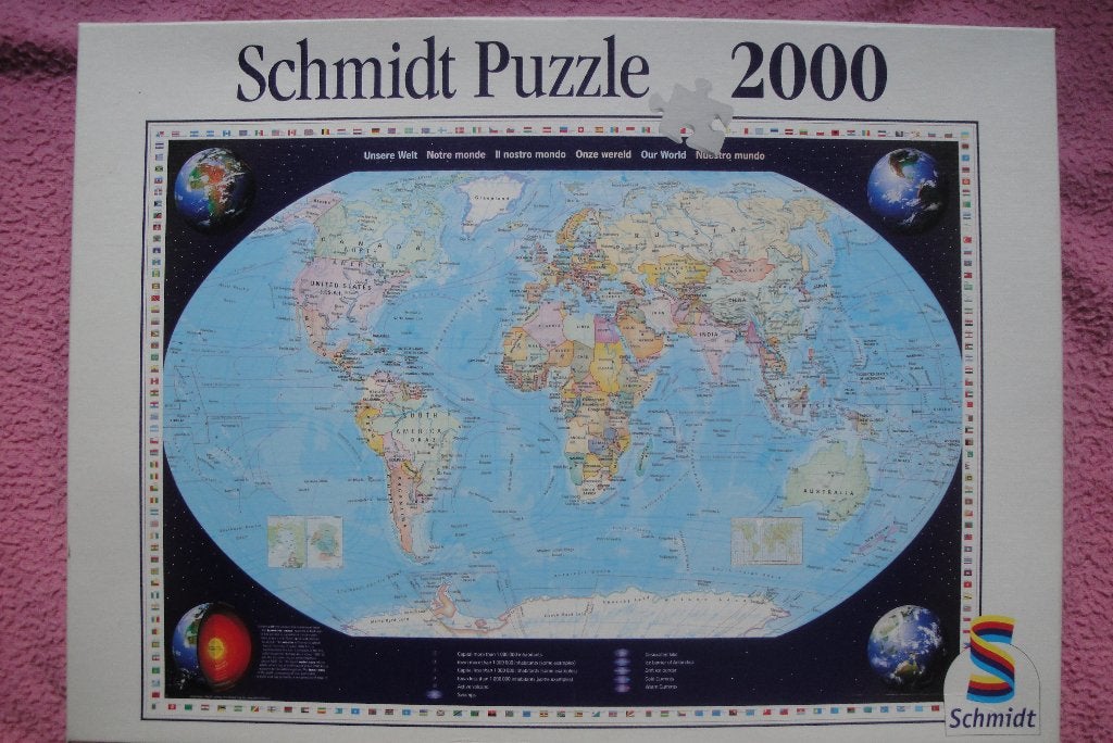 SCHMIDT PUZZLE   2.000 stukjes voor  3,50euro, Ophalen of Verzenden, Meer dan 1500 stukjes, Zo goed als nieuw, Legpuzzel