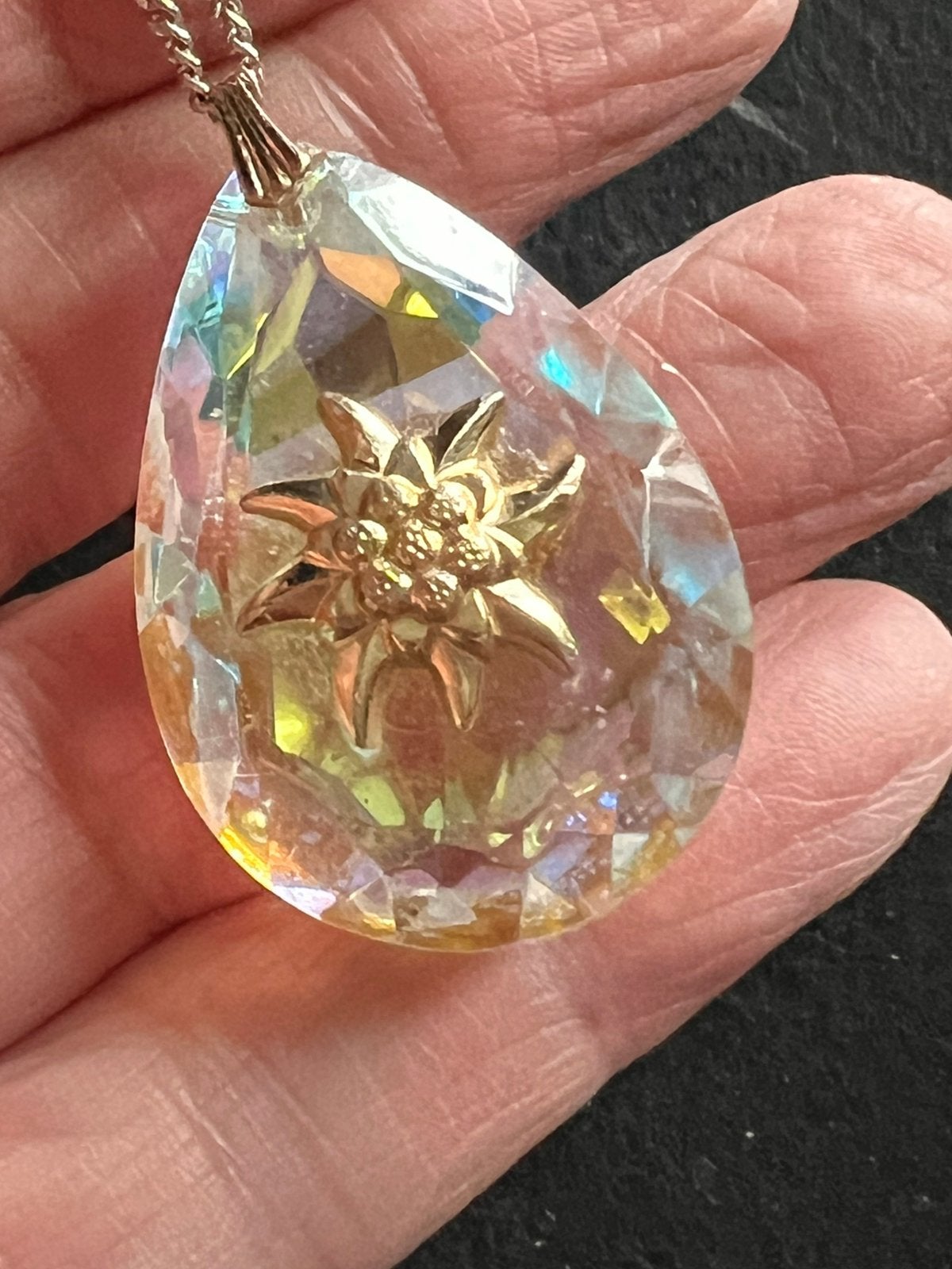 AB hanger, Ophalen of Verzenden, Zo goed als nieuw, Goud, Overige materialen