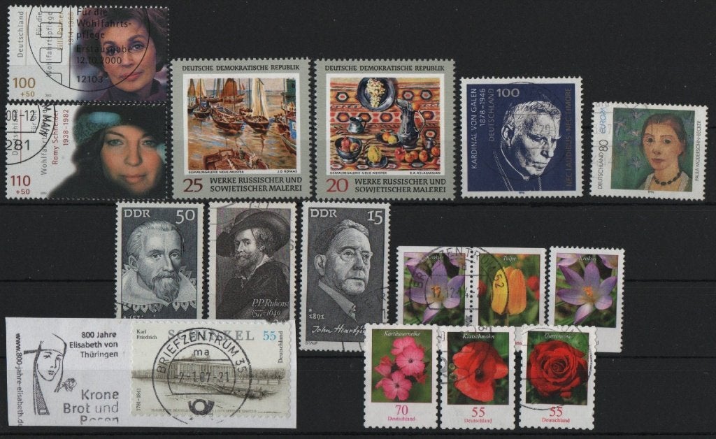 M37) postzegels GERMANY, Ophalen of Verzenden, BRD, Gestempeld