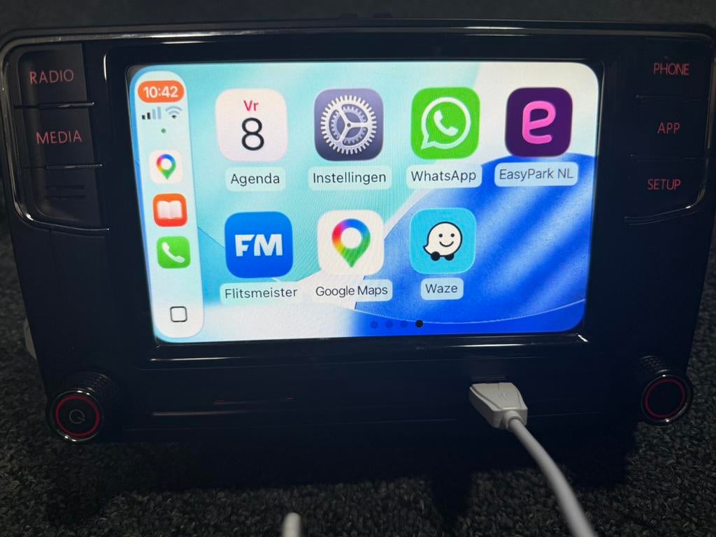 RCD360 Originele Radio Volkswagen seat Skoda CarPlay android, Auto diversen, Autoradio's, Ophalen, Zo goed als nieuw