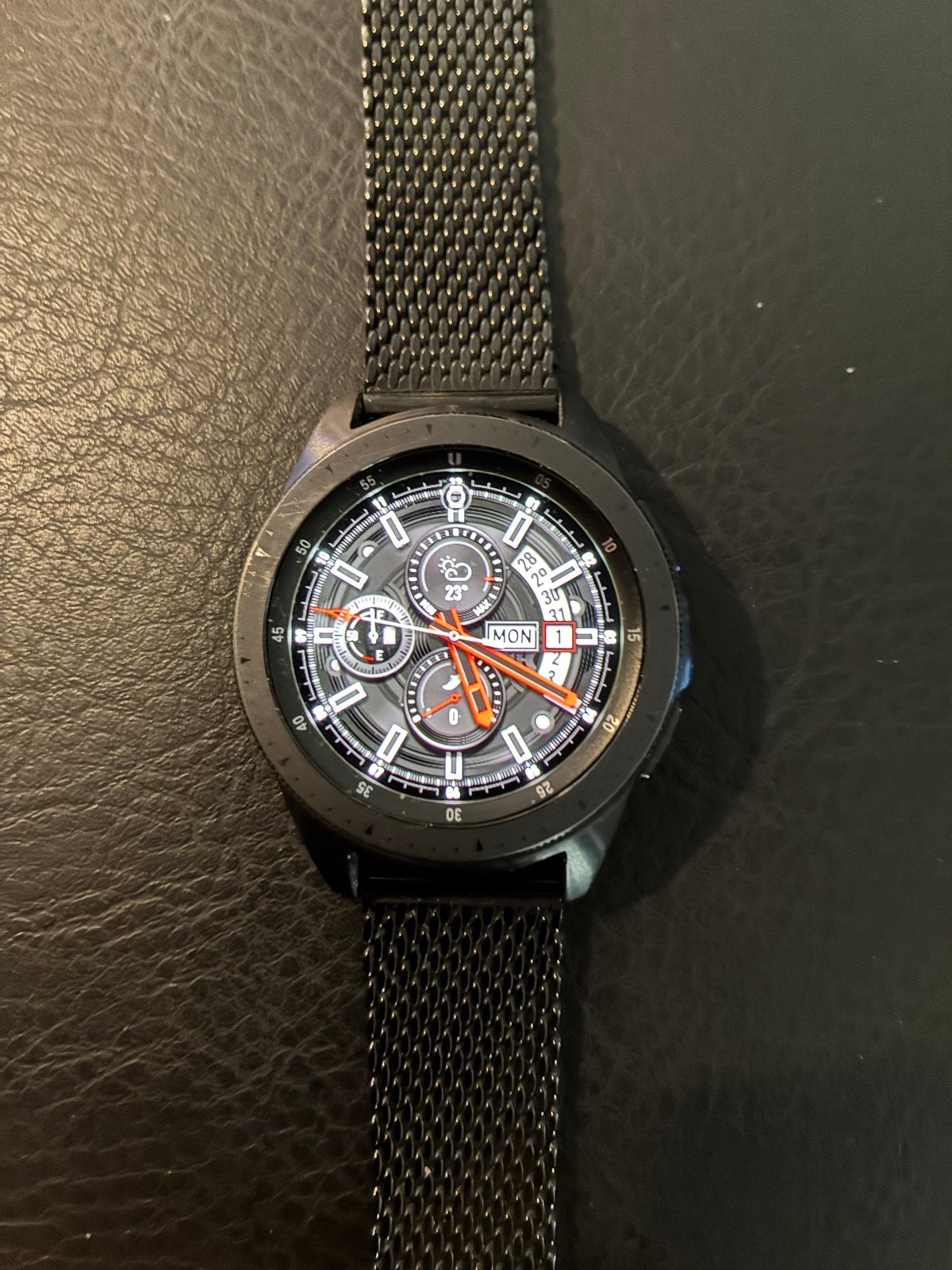 Samsung Galaxy Watch SM-R810 Zwart 42mm - Zo goed als nieuw, Zwart, Ophalen of Verzenden, Zo goed als nieuw, Conditie