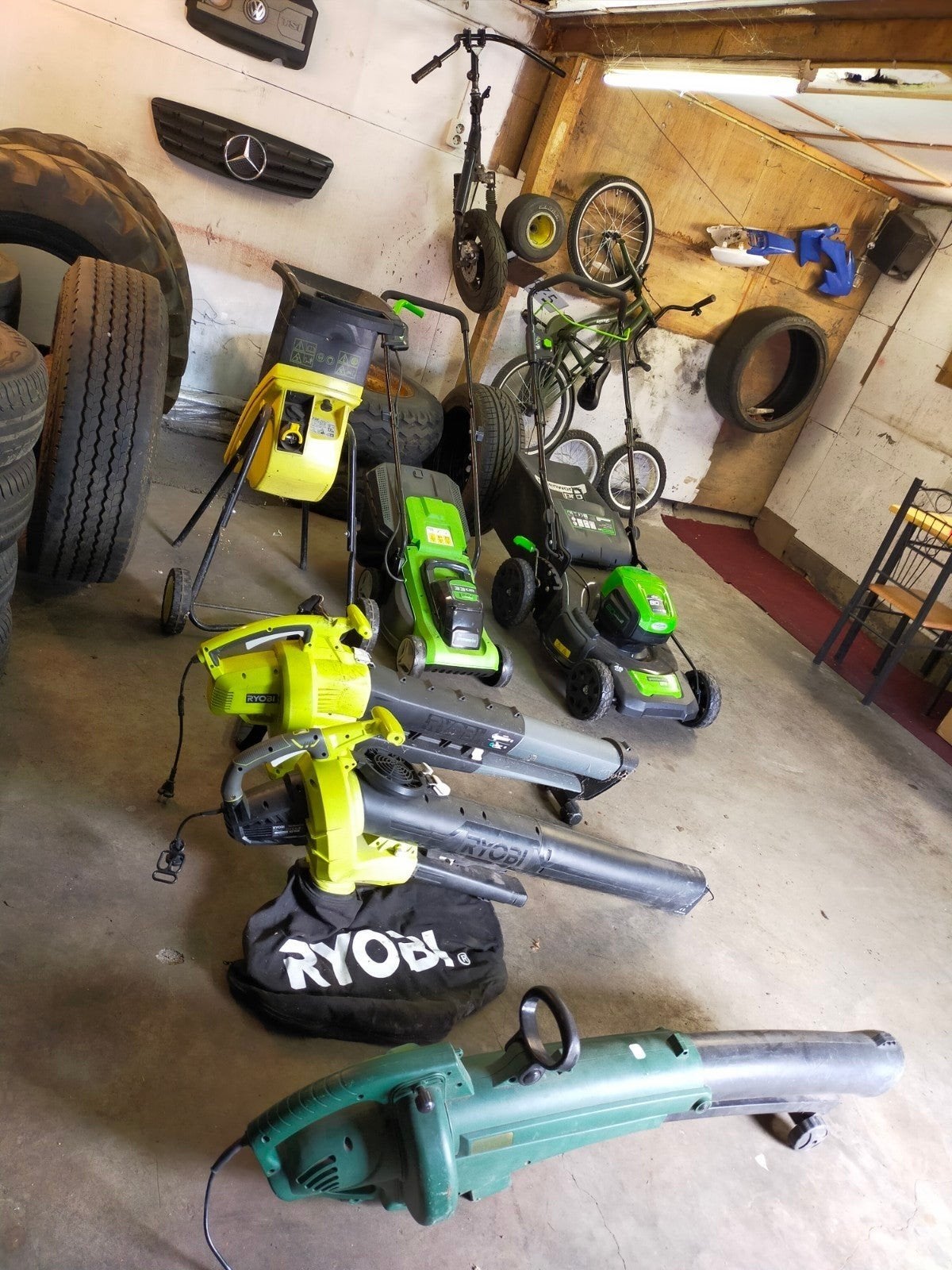 partij tuinmachines grasmaaiers bladblazers versnipperaar, Ophalen of Verzenden, Nieuw