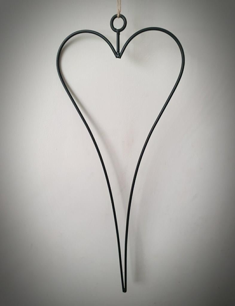 Metalen hart frame hangend hart - hartvorm, Ophalen of Verzenden, Nieuw