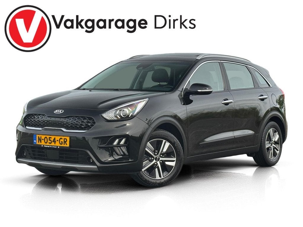 Kia Niro 1.6 GDi Hybrid DynamicLine  Schuifdak  ACC, Auto's, Kia, Gebruikt, Euro 6, 2 kWh, Leder en Stof