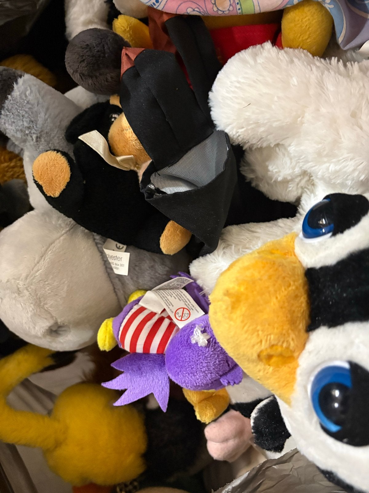 Grote partij knuffels - Diverse soorten en maten, Gebruikt, Overige typen, Ophalen of Verzenden, Middelgroot (20 tot 80 cm)