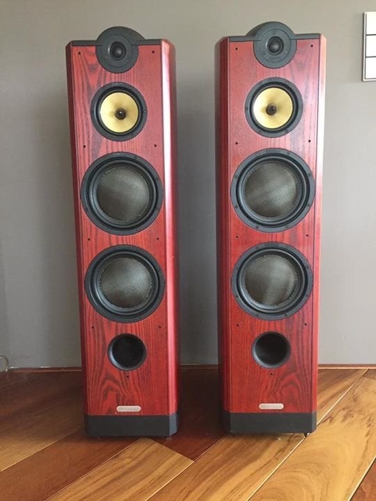 BNS Vloerstaande Luidsprekers, Audio, Tv en Foto, Ophalen, Zo goed als nieuw, Vloerstaande luidspreker, Monitor Audio