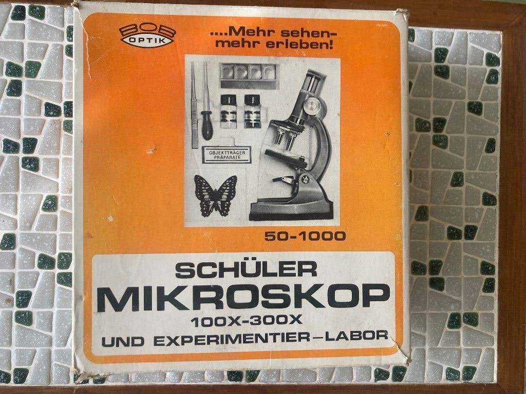 Microscoop van Bob Optik Duitsland 100 - 300 x, Ophalen of Verzenden, Gebruikt, Minder dan 400x, Biologische microscoop