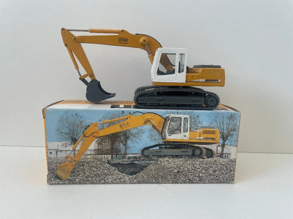 Liebherr r914 litronic van Conrad, Hobby en Vrije tijd, Modelauto's | 1:50, Ophalen of Verzenden, Zo goed als nieuw, Hijskraan, Tractor of Landbouw