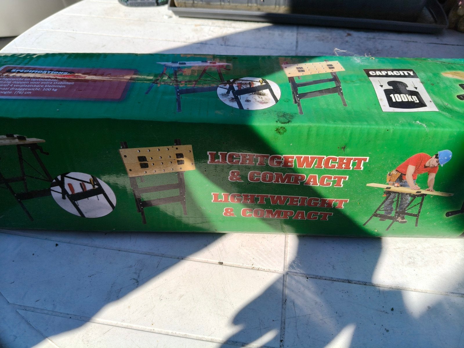 Höftech inklapbare werkbank - Lichtgewicht & Compact, Doe-het-zelf en Verbouw, Werkbanken, Ophalen