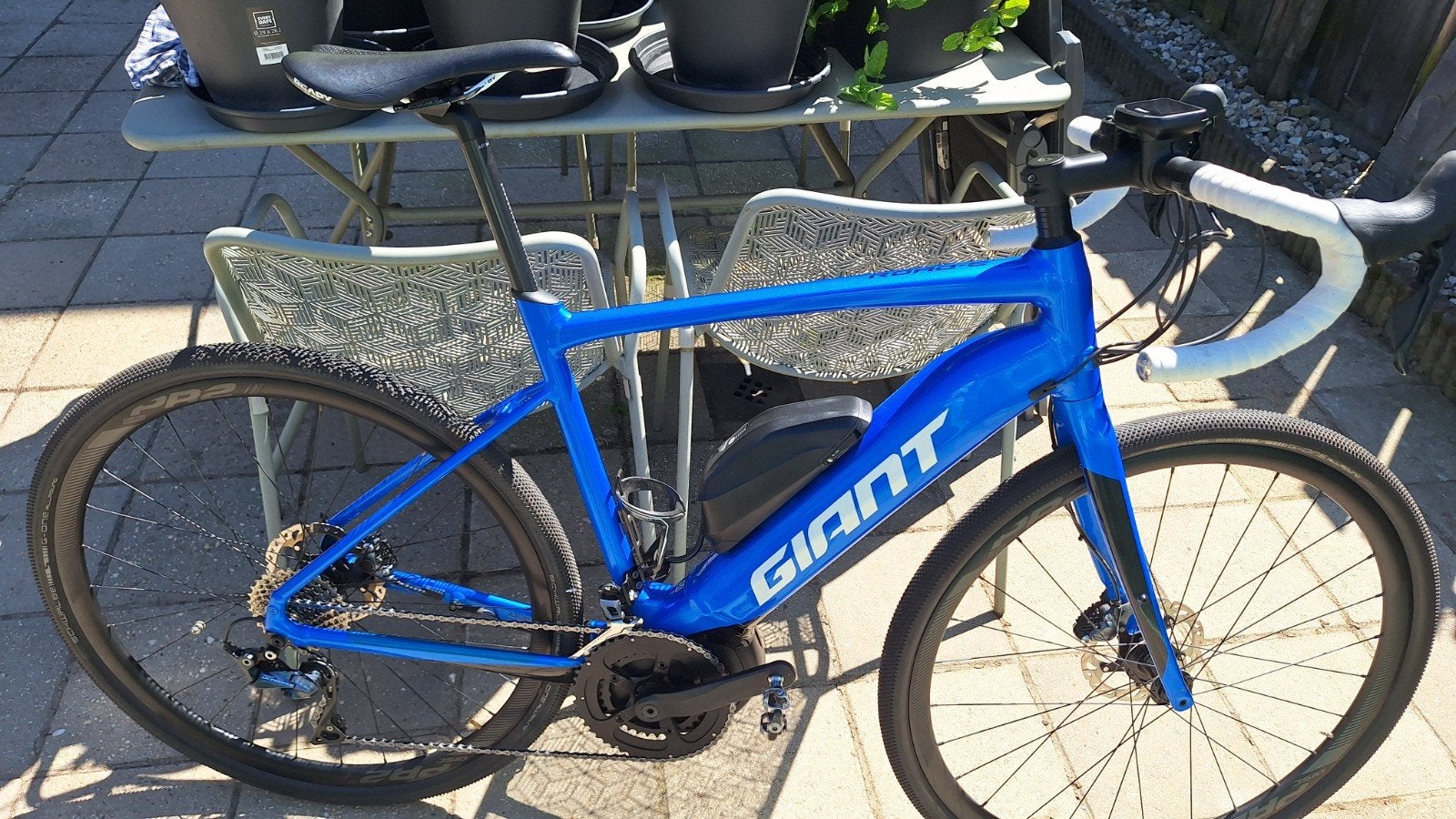 ELEKTRISCHE GIANT RACEFIETS, Fietsen en Brommers, 28 inch, Heren, Aluminium, Zo goed als nieuw