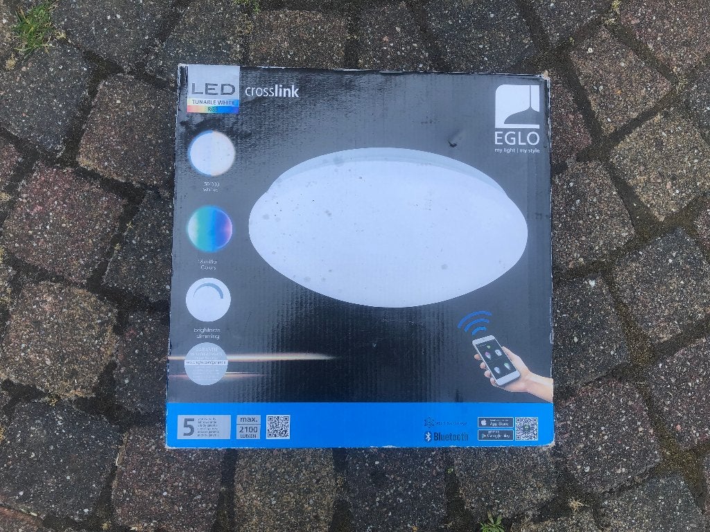 Eglo Led plafondlamp wit en kleuren Ø 30 cm, Modern, Meerkleurig, Nieuw, Smart