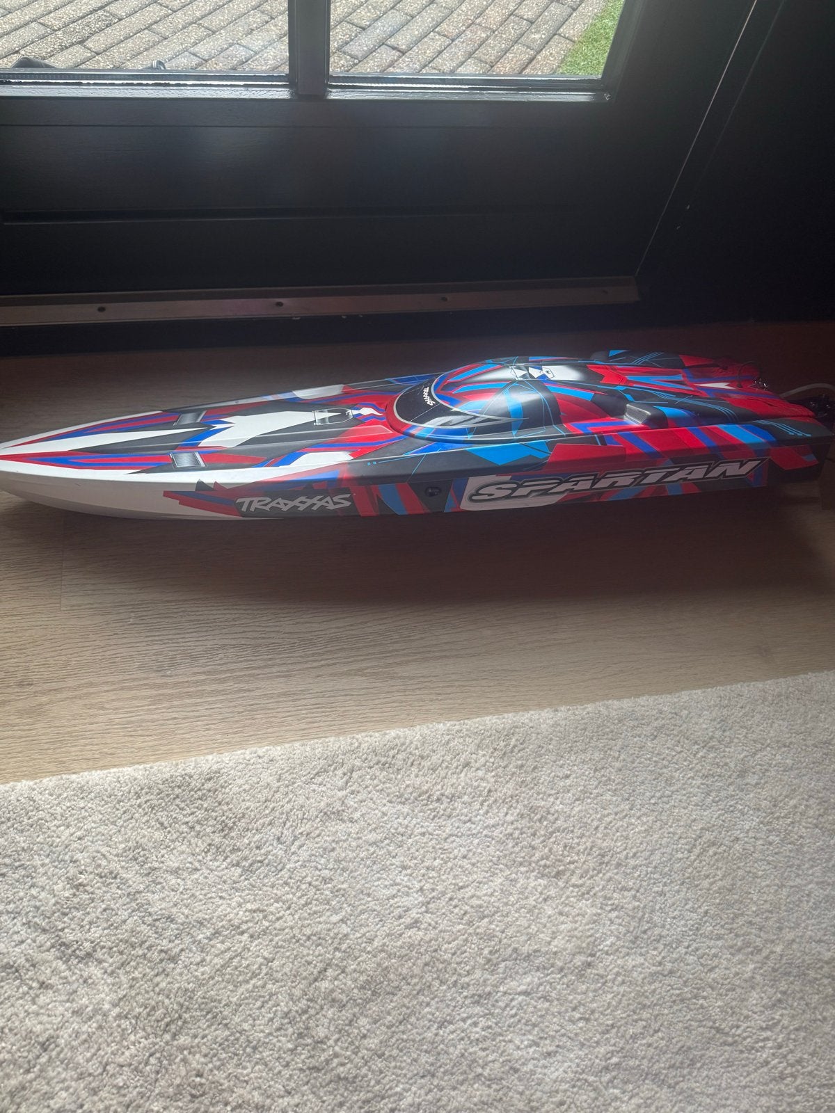 Traxxas Spartan RC boot met afstandsbediening en lader, Ophalen, Gebruikt, Groter dan 1:32, Overige merken