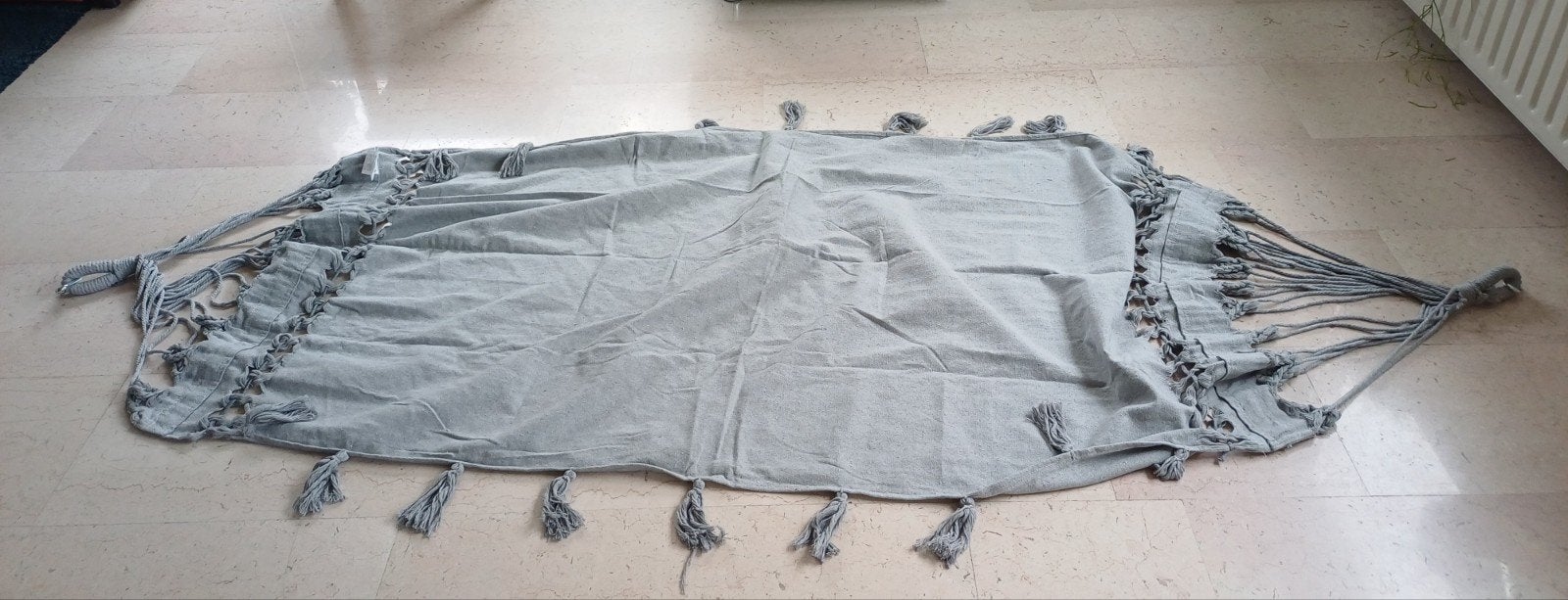 Kinderhangmat katoen met kwastjes - 1 meter breed, Ophalen, Nieuw, Eenpersoons, Binnen