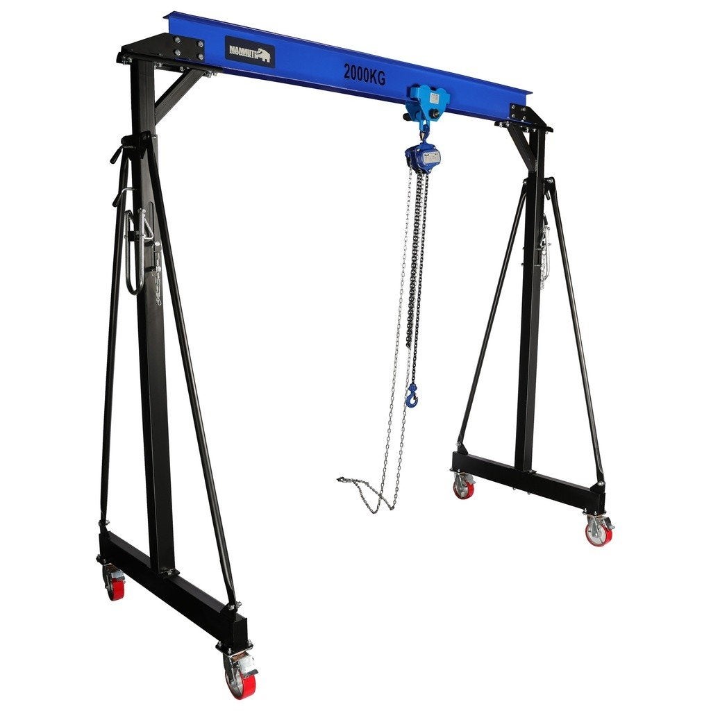Mammuth mobiele portaalkraan 2 ton set - handmatigekettingt, Verzenden