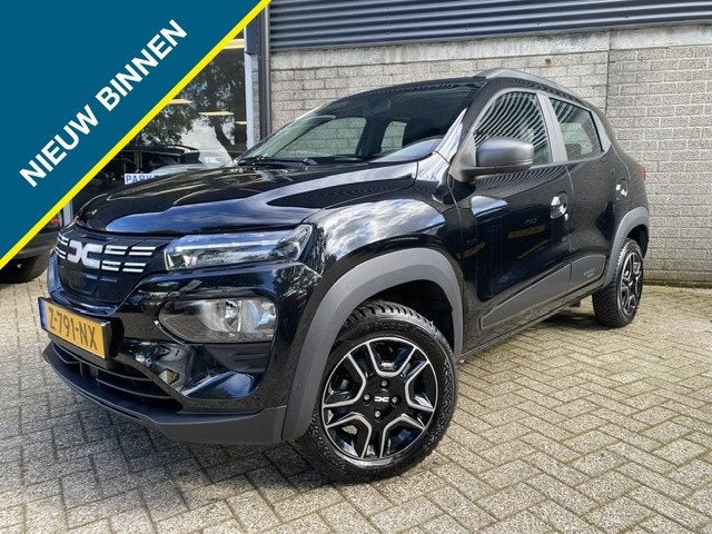 Dacia Spring Expression CARPLAY/CAMERA/DAB (bj 2024), Auto's, Automaat, 0 cilinders, Gebruikt, Zwart