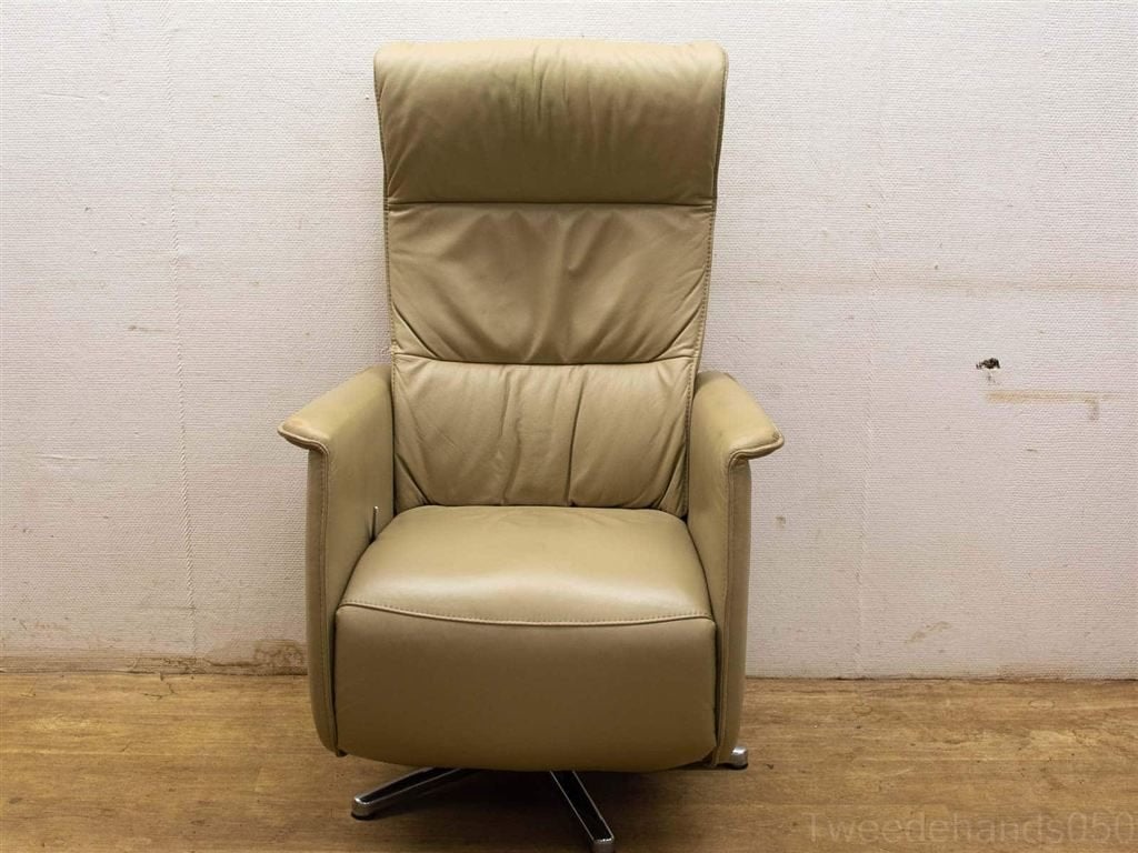 relaxfauteul 25432, Huis en Inrichting, Ophalen of Verzenden, Gebruikt, Leer, Minder dan 50 cm