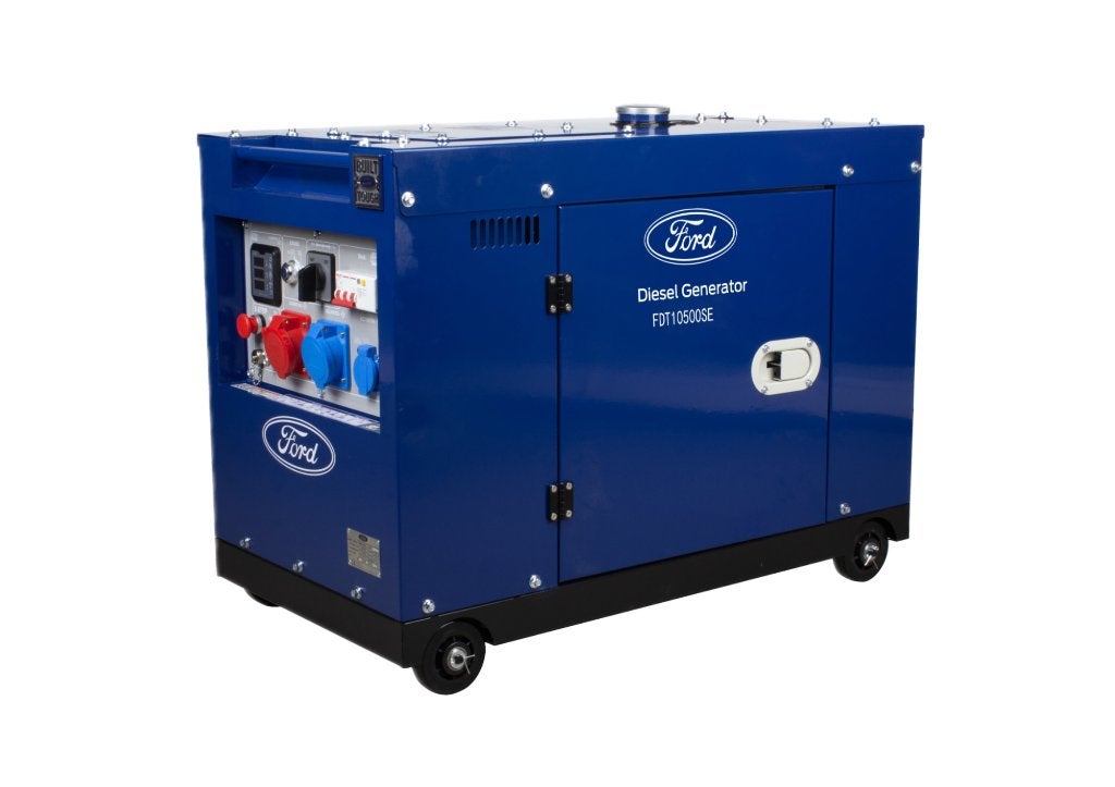 Diesel generator | Ford | 7,9 kVA | 380/230 V | Incl. BTW, Doe-het-zelf en Verbouw, Aggregaten, -, Dieselolie, Geluidgedempt, -