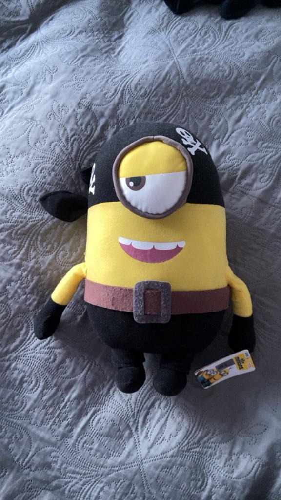 Minion Piraten Knuffel, Overige merken, Overige karakters, Overige typen, Ophalen of Verzenden