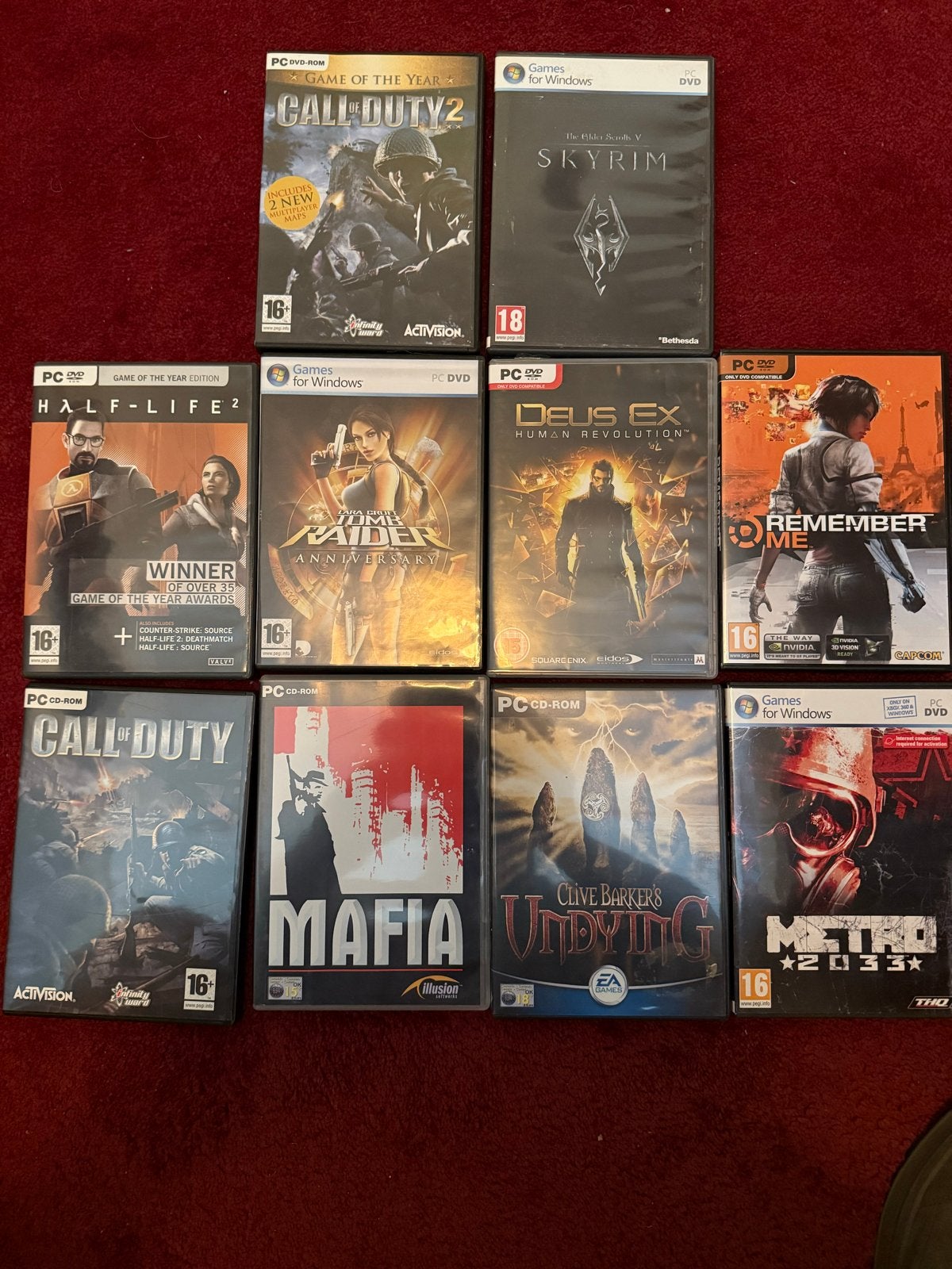 PC Games Collectie: Call of Duty, Skyrim, Tomb Raider & Meer, Spelcomputers en Games, Games | Pc, Online, Gebruikt, Shooter, 1 speler