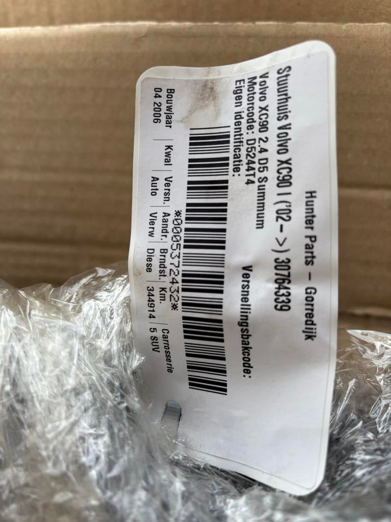 Stuurhuis Volvo XC90 (02->) 3076439 met stuurstangen, Ophalen of Verzenden, Gebruikt, Volvo