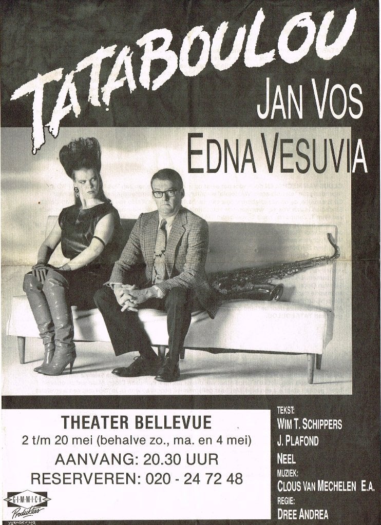 "TATABOULOU" van Wim T. Schippers - Edna Vesuvia - Jan Vos, Rechthoekig Staand, A4 of kleiner, Ophalen of Verzenden, Zo goed als nieuw