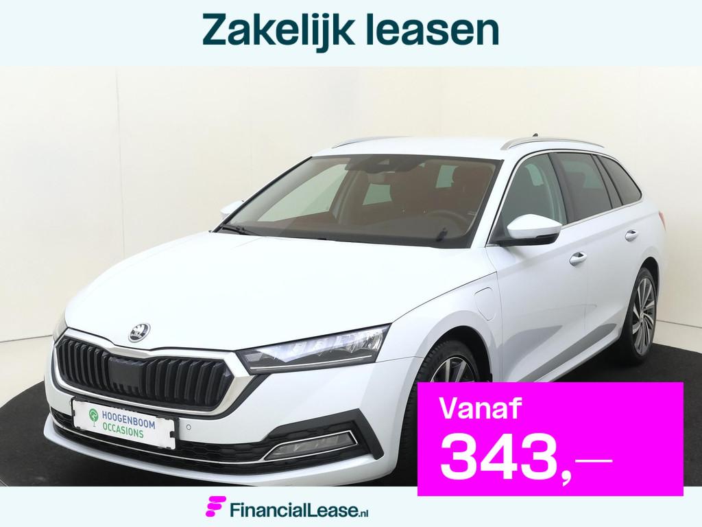 Skoda Octavia Combi 1.4 TSI iV PHEV Business Edition | SoH 9, 12 maanden, Stof, Gebruikt, Wit