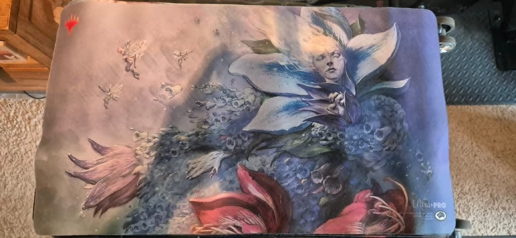 Oona, Koningin van de Fae Playmat - Magic: The Gathering, Ophalen of Verzenden, Zo goed als nieuw, Overige typen
