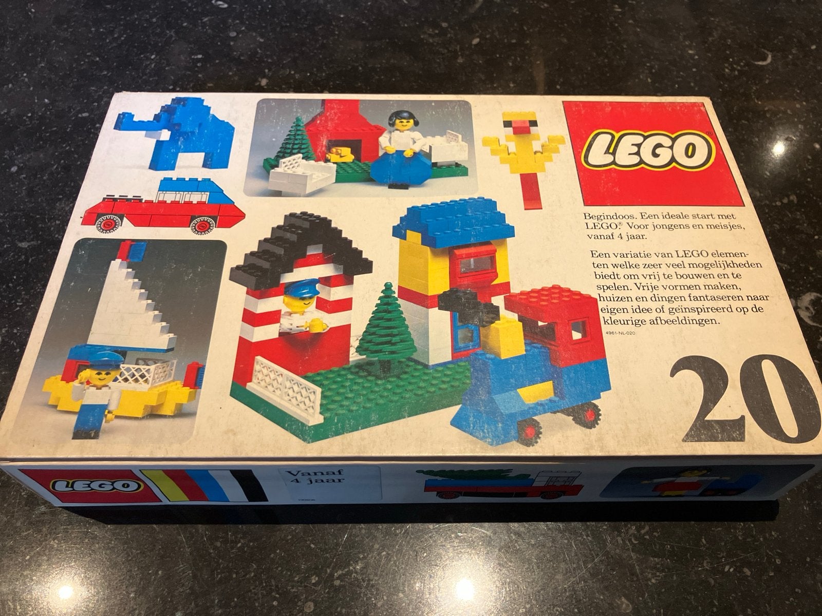 Vintage LEGO System Set 20 - Klassieke Bouwdoos, Inclusief minifiguren, Gebruikt, Lego, Ophalen of Verzenden