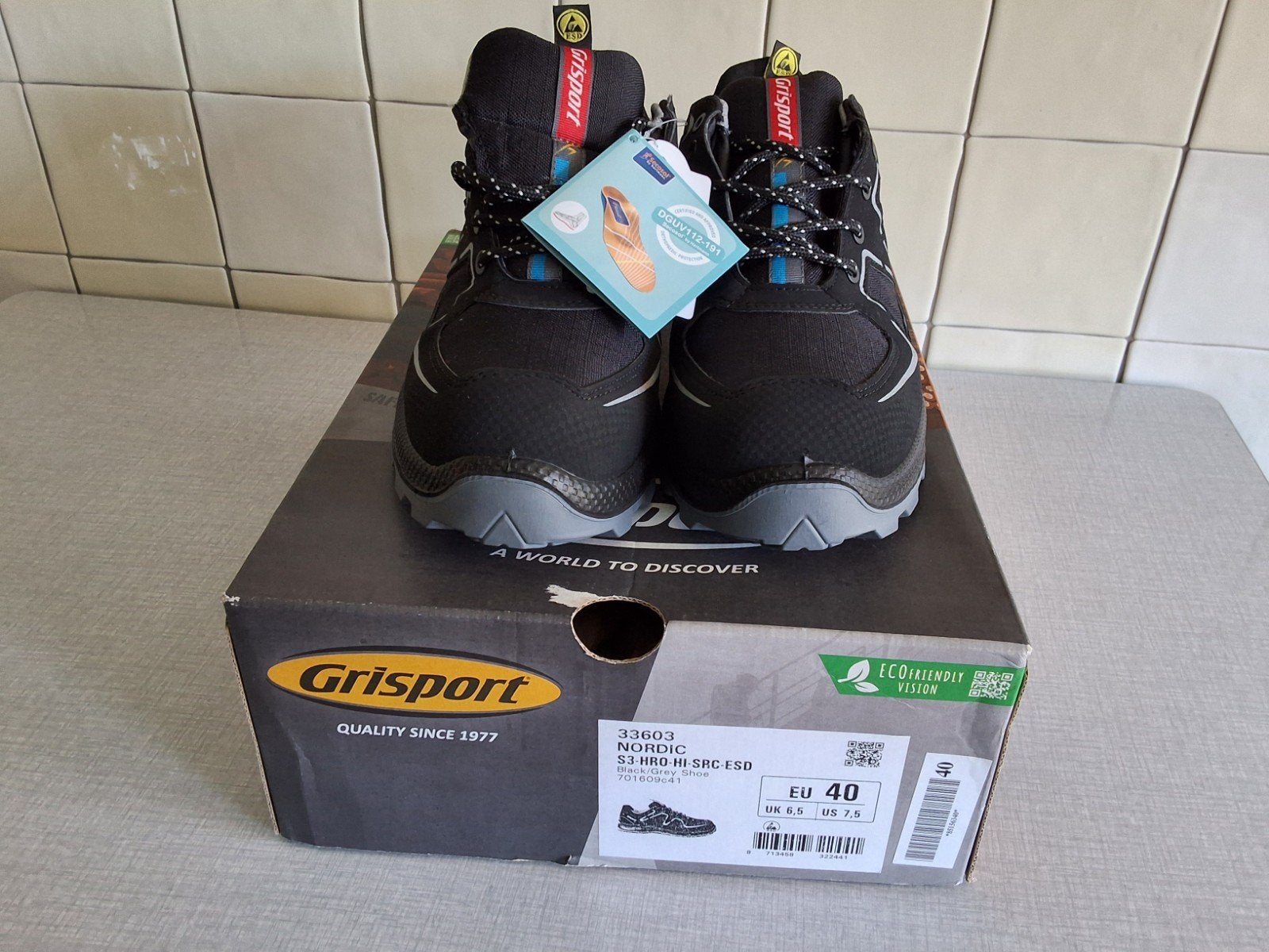 Grisport Nordic S3 HRO-HI-SRC-ESD Veiligheidsschoenen, Ophalen of Verzenden, Nieuw