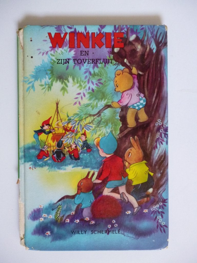 Vintage leesboekje: Winkie en zijn Toverfluit, Boeken, Gelezen, Fictie algemeen, Willy Schermelé, Jongen of Meisje