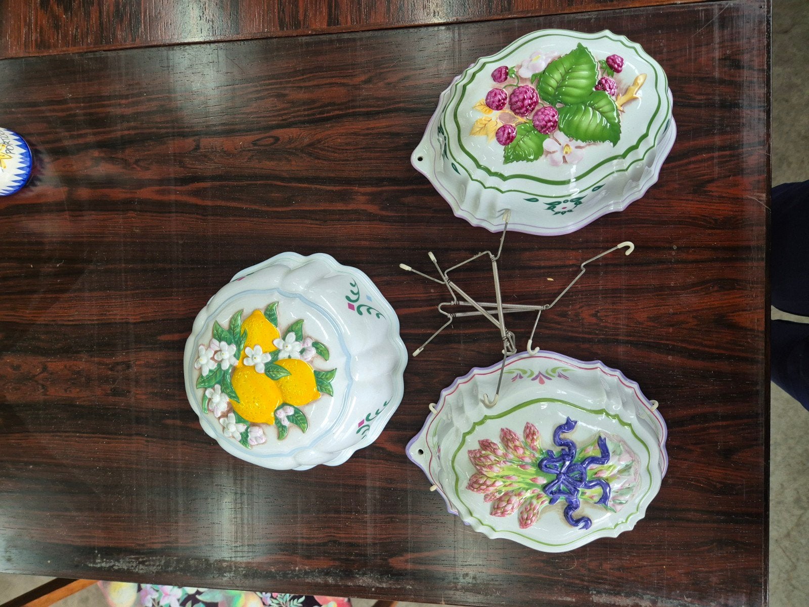 Franklin Mint Le Cordon Bleu Gelei/Puddingvormen (3 stuks), Huis en Inrichting, Ophalen of Verzenden, Steen/keramiek, Meerkleurig