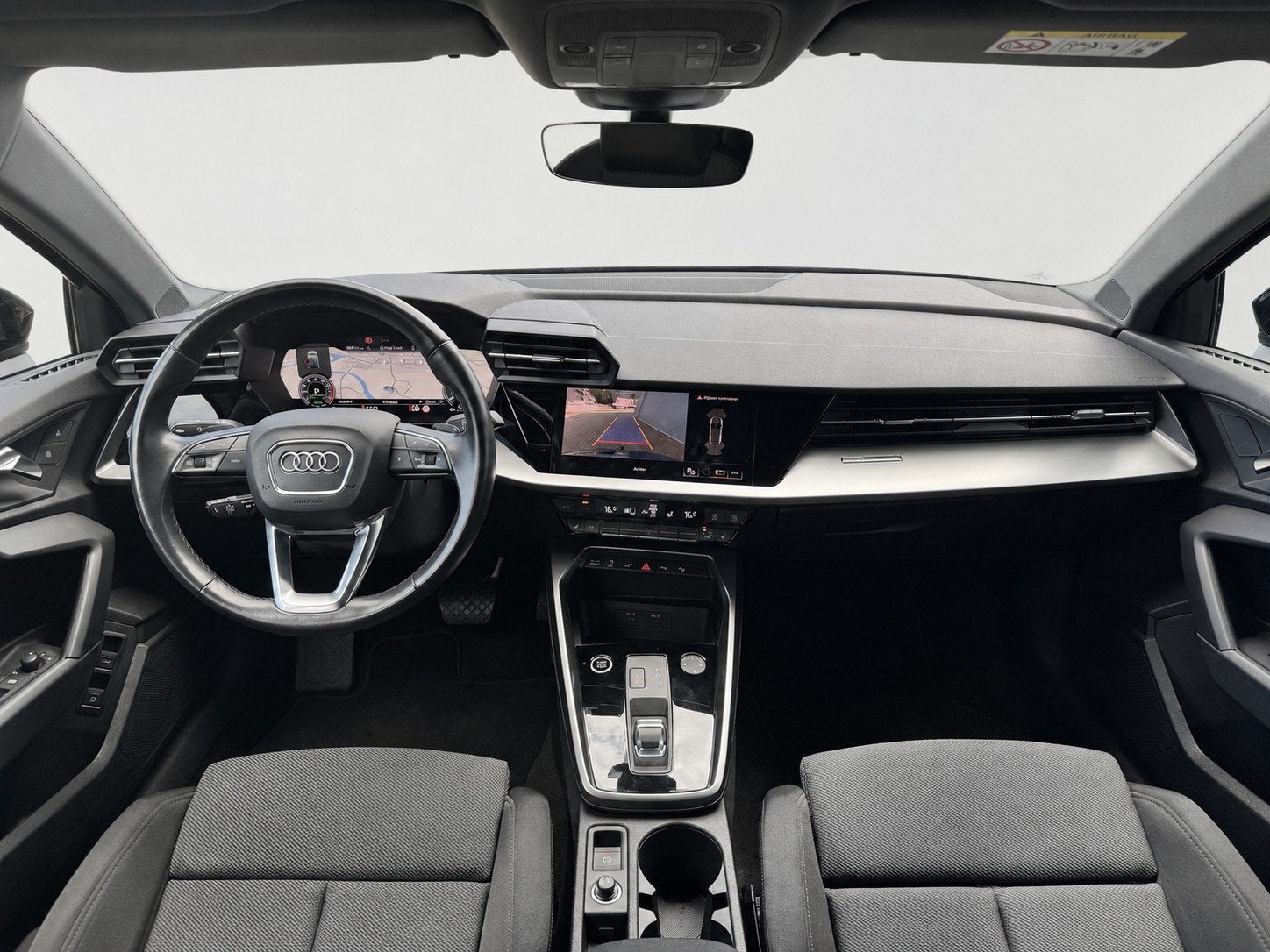 Audi A3 Sportback 45 TFSI e S-line | Matrix | Camera | Carpl, Auto's, Audi, Stof, Gebruikt, 4 cilinders, Met garantie (alle)