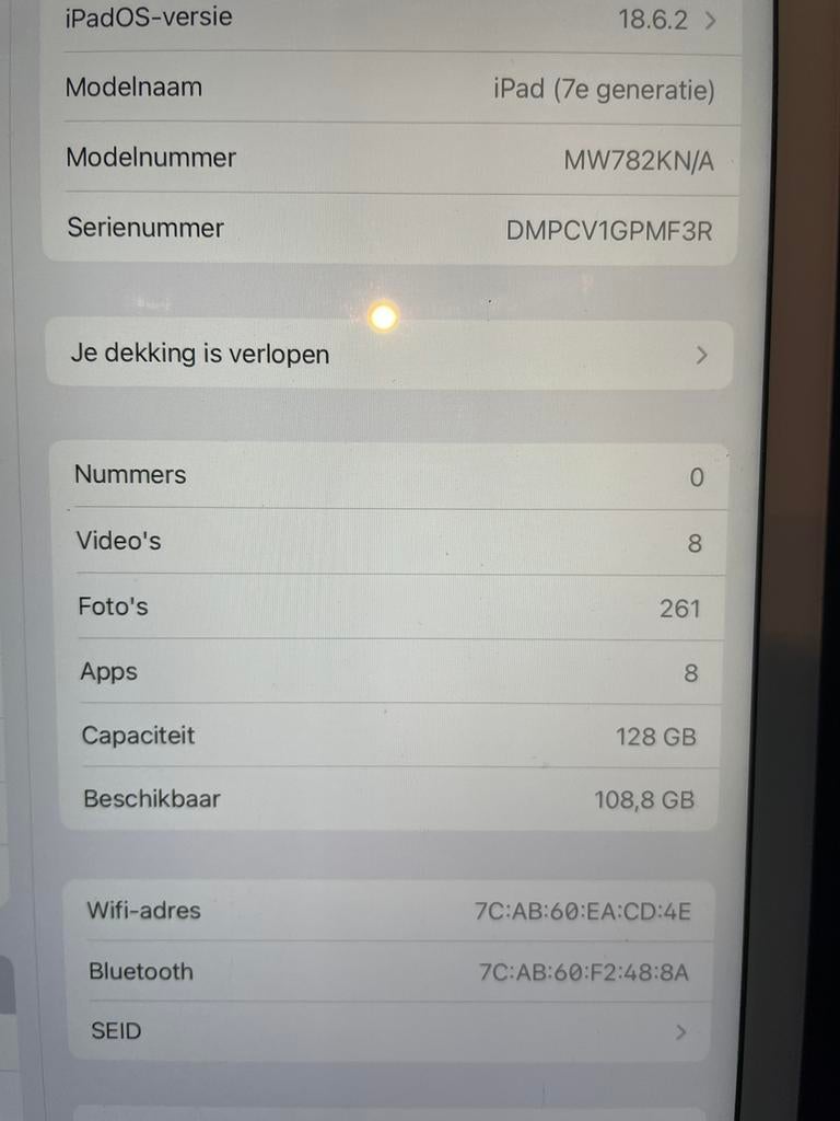 Ipad 7th generation, Computers en Software, Apple iPads, 10 inch, 32 GB, Apple iPad, Ophalen of Verzenden
