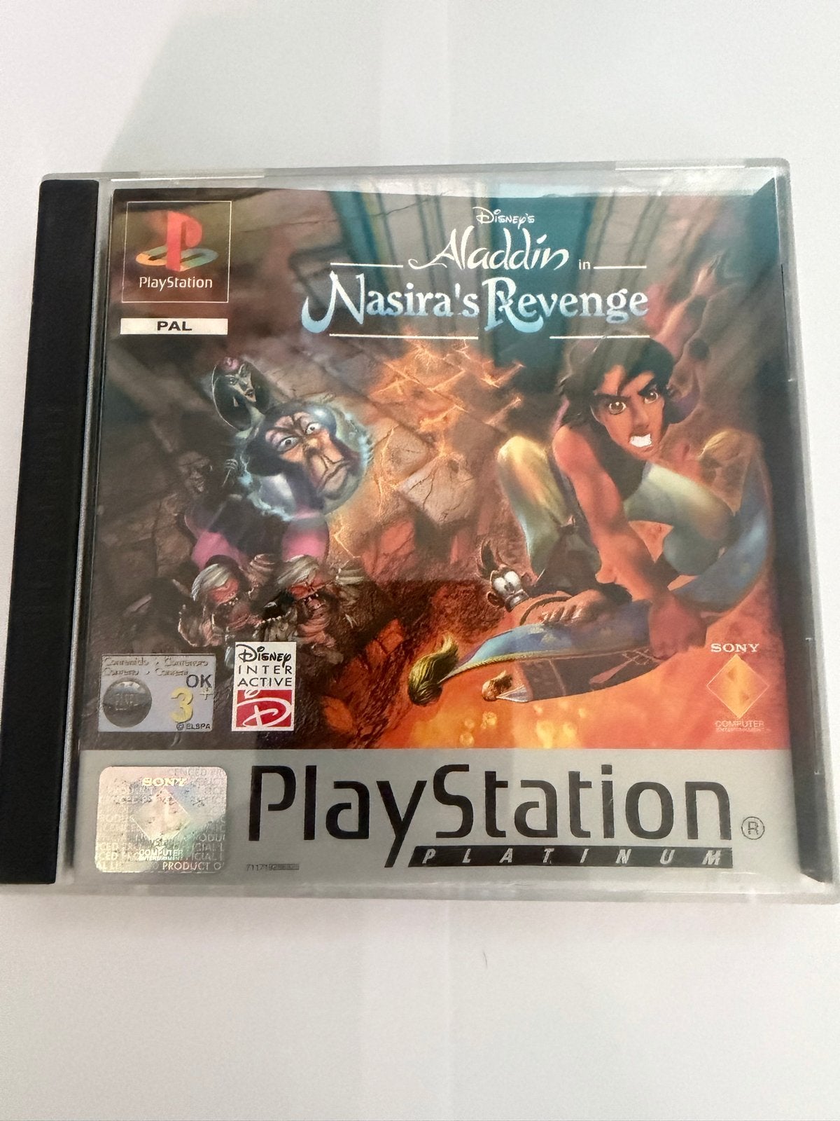 Disney's Aladdin in Nasira's Revenge (PS1), Spelcomputers en Games, Games | Sony PlayStation 1, Gebruikt, 1 speler, Ophalen of Verzenden